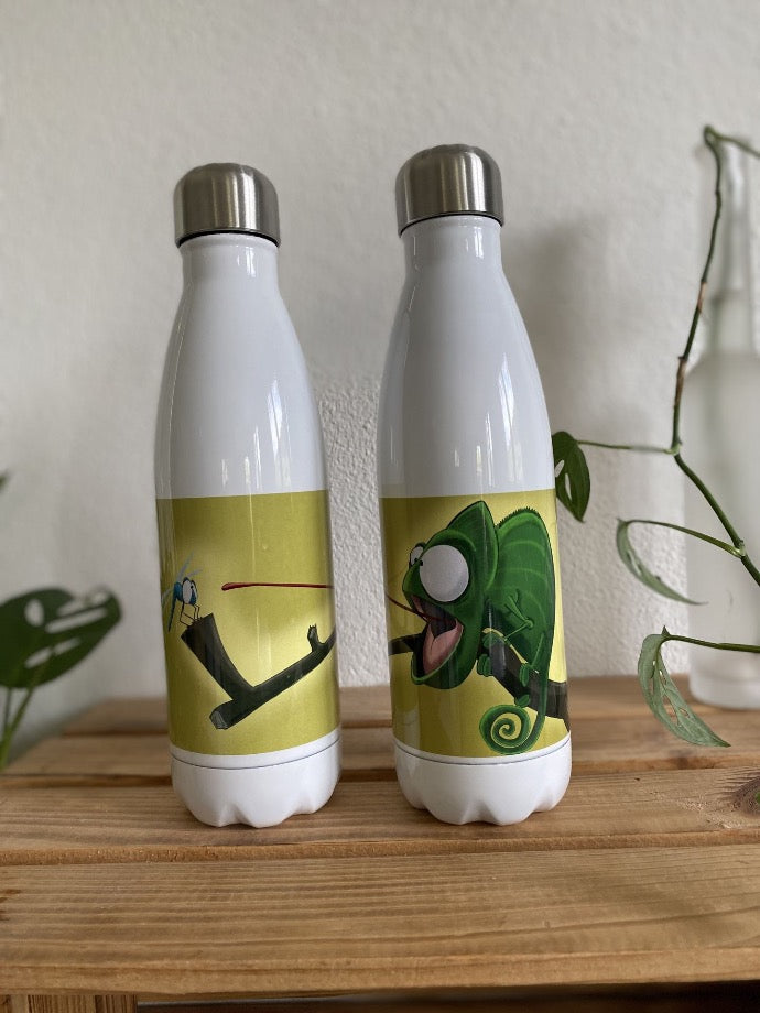 Gourde Isotherme 1 Pce 500ml - Caméléon -